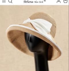 アシーナニューヨーク 新品 Kimberly キンバリー ハット 帽子 ホワイト