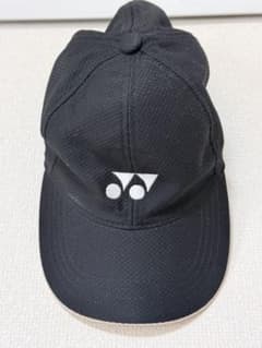 YONEX キャップ ブラック - メルカリ
