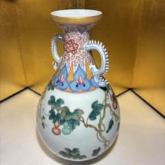 アンティーク 大清乾隆年製 福禄万代 花瓶 - メルカリ