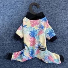 【WANDAWAY】つるつるロンパース・パステルリーフ　Mサイズのサムネイル
