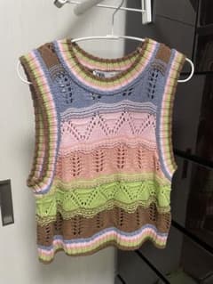 ZARA カラフルニットベストのサムネイル