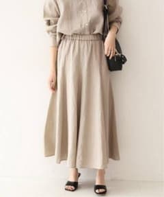 SLOBE IENA European Flax ロングスカート◆のサムネイル