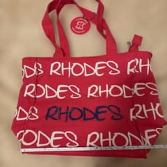 RHODES キャンバストートバッグ ピンク