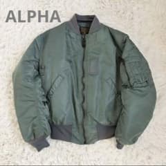 希 ALPHA USA製 50s復刻盤 MA-1 フライト IDEAL 90s - メルカリ