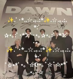 2026 ATEEZ ペンミ DAWN サイン入り A1 ポスター - メルカリ