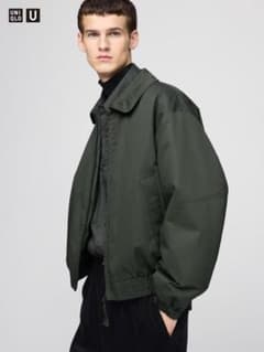 UNIQLO U パフテックショートブルゾン M オリーブのサムネイル