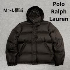 美品 希少 ポロバイラルフローレン 肉厚 ダウンジャケット ブラウン