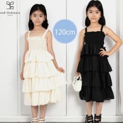 【and Ordinary】ティアードフリル キャミワンピース フレアワンピースのサムネイル
