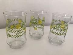 昭和レトロ アデリア グラス 3個セットのサムネイル