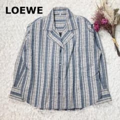 美品 LOEWE ロエベ アナグラム シャツジャケット 21AW 総柄 - メルカリ