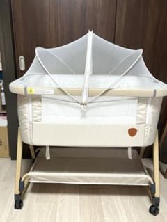 美品☆HZDMJ ベビーベッド2025 折りたたみ式 [2026.03 購入] - メルカリ