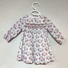 ボンポワン　花柄　ワンピース　18m 長袖のサムネイル