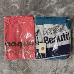 ゆ*ぽ様 ［未使用］ARASHI Tシャツ、タオル、ピンバッジセットのサムネイル