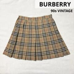 BURBERRY 90s VINTAGE ノバチェック プリーツ スカート ミニ - メルカリ