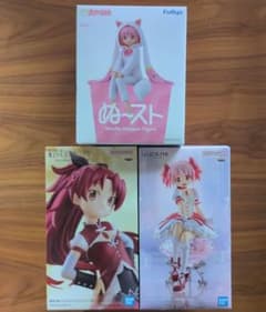 新品未開封 魔法少女まどか☆マギカ フィギュア3体セット