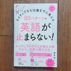 英語が止まらない! 80パターンで学ぶのサムネイル
