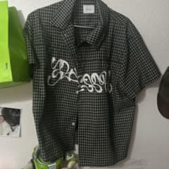 BlessU チェック柄 半袖シャツ Mのサムネイル