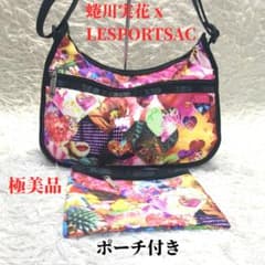 極美品 レスポートサックx蜷川実花コラボ ショルダーバッグ ポーチ付