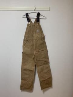 Carhartt ベージュ オーバーオール 32×30 - メルカリ