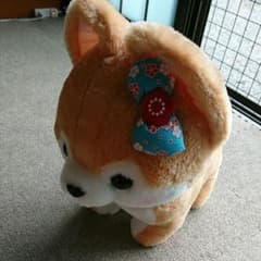 豆しば三兄弟　BIGぬいぐるみ　小梅のサムネイル