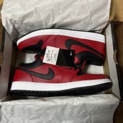 新品未使用品NIKE ナイキ エアジョーダン1 LOW ジムレッド 30センチのサムネイル