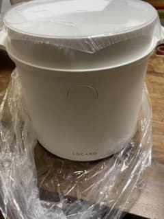 LOCABO 炊飯器 ホワイト 未使用　糖質カットのサムネイル