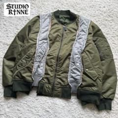 再構築 変形 襤褸 ドッキング MA-1 ボンバージャケット フライトジャケット