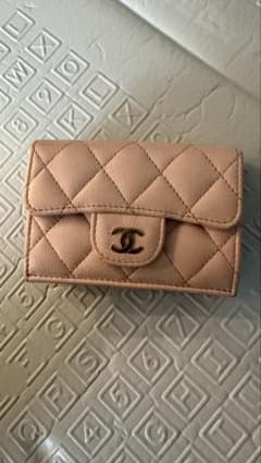 CHANEL 三つ折り財布 ピンクのサムネイル