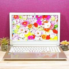 美品✨サテンゴールド✨第7世代i7✨Win11✨大容量1TB✨フルHD✨カメラ