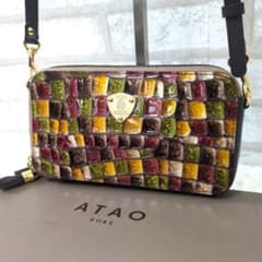 新品✨ATAO 　アミュレット ヴィトロ セピアボルドー 　ミニバッグ　長財布 新品✨ATAO アミュレット ヴィトロ セピアボルドー ミニバッグ 長財布
