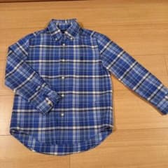 ポロ ラルフローレン キッズ 長袖シャツ ブルーのサムネイル