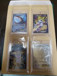 カイオーガEX・ジラーチEX・ギラティナ・ディアルガEX（表面カケ有）まとめ売り カイオーガEX・ジラーチEX・ギラティナ・ディアルガEX（表面カケ有