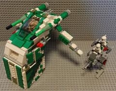 レゴ スターウォーズ 中型クローンウォーカー ドロップシップ 【独自 