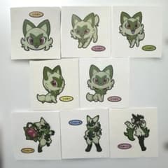ポケモンデコキャラシール 8枚セットのサムネイル