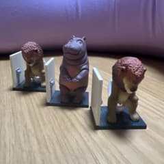 動物 トイレ フィギュア 3体セットのサムネイル