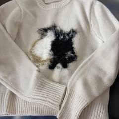 レディース猫ニットのサムネイル
