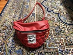 Langlit Leather レッド ボディバッグ 未使用のサムネイル