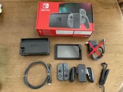 Nintendo Switch本体グレー（バッテリー強化版・ACアダプターなし