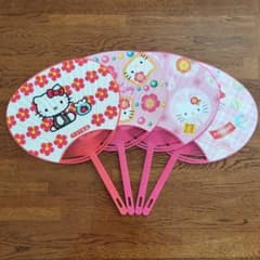 非売品】ハローキティ キティちゃん うちわ サンリオ フコク生命