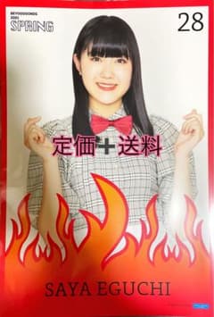 江口紗耶 2021 SPRING ピンナップポスターのサムネイル