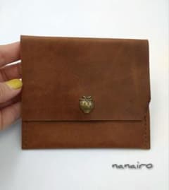 手縫いレザー財布　カード入れ付のサムネイル