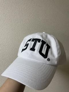 た*ん様 Stussy STU キャップ ホワイトのサムネイル