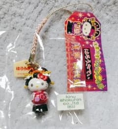 ハローキティ 花魁 根付のサムネイル
