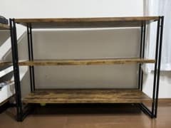 棚 ラック おしゃれ 北欧 木製 オープンシェルフ 幅100cm オープンラックのサムネイル