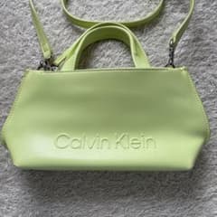 Calvin Klein 2way ショルダーバッグ ライムグリーンのサムネイル