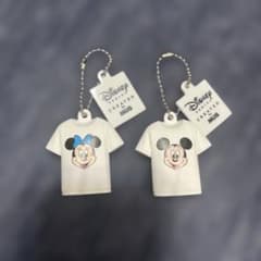 ディズニー Tシャツ型 キーホルダー 2個セット ミッキー ミニーのサムネイル