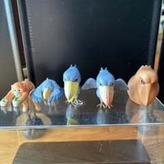 ハシビロコウ サル ミニチュア フィギュア 5体セットのサムネイル