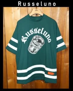 新品 ラッセルノ ゴルフ グラフィック プリント モックネックシャツ (XL)Ⓗ 新品 ラッセルノ ゴルフ グラフィック プリント モックネックシャツ
