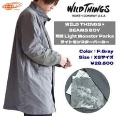BEAMS × WILDTHINGS モンスターパーカー L WILD THINGS × EKAL のコラボレーションが登場！防寒性もさること