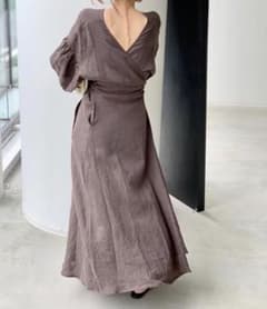 専用☆Linen Madam Dress&パームツリー柄エコバックのサムネイル